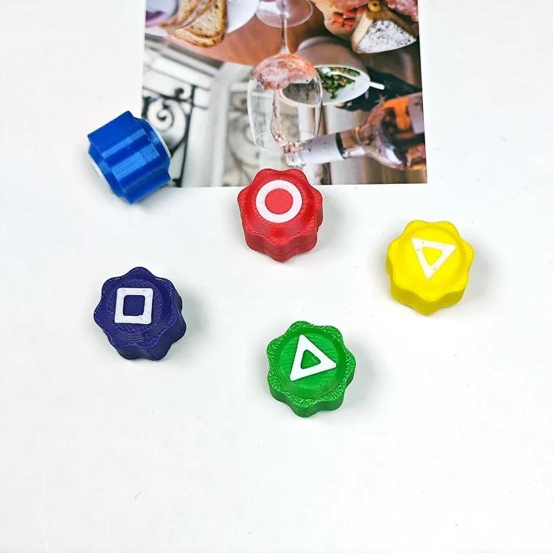 5 sieves Stone Catching Game  Korean Folk Game Sets Dice Party Game Props Hand Eye Coordination Training Toy Stone Catching
