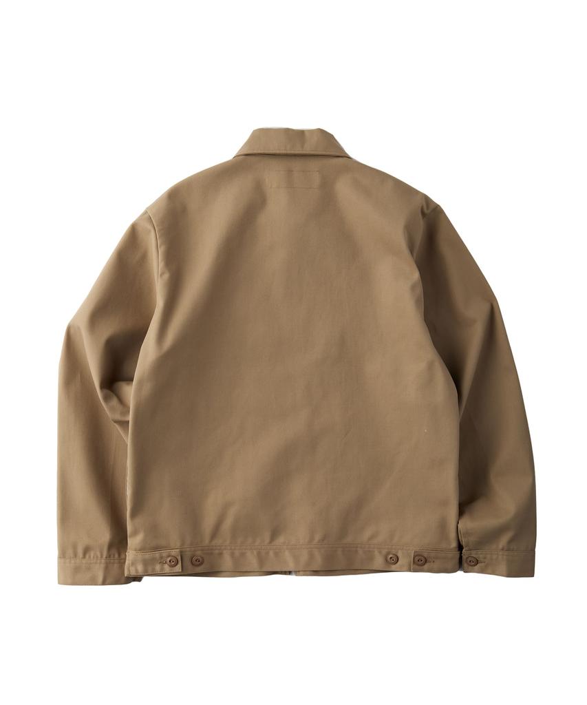 Universal Overall [Japan Heritage Line] Zip Up 2Pk Jacket (Bio Wash) Beige