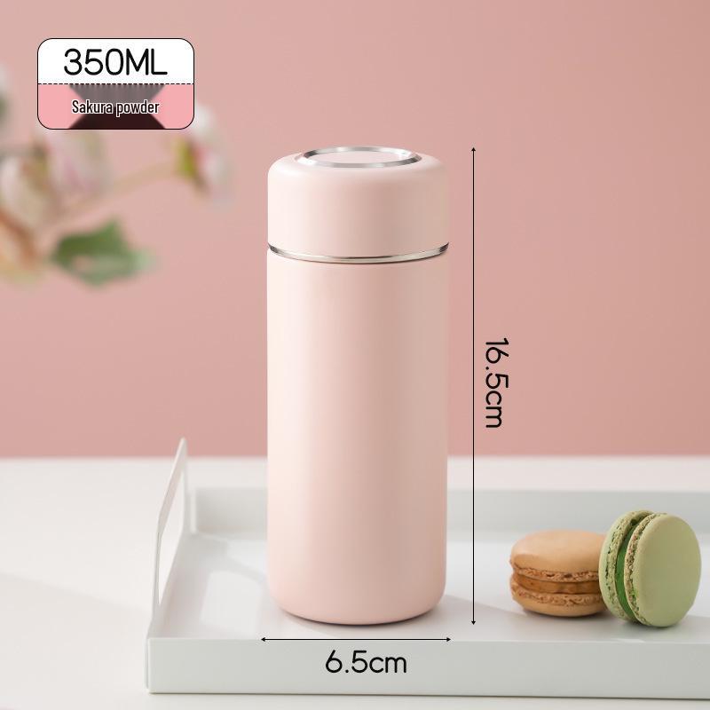 350ml Winter Style Stainless Steel Mini Vacuum Cup with Tea Infuser