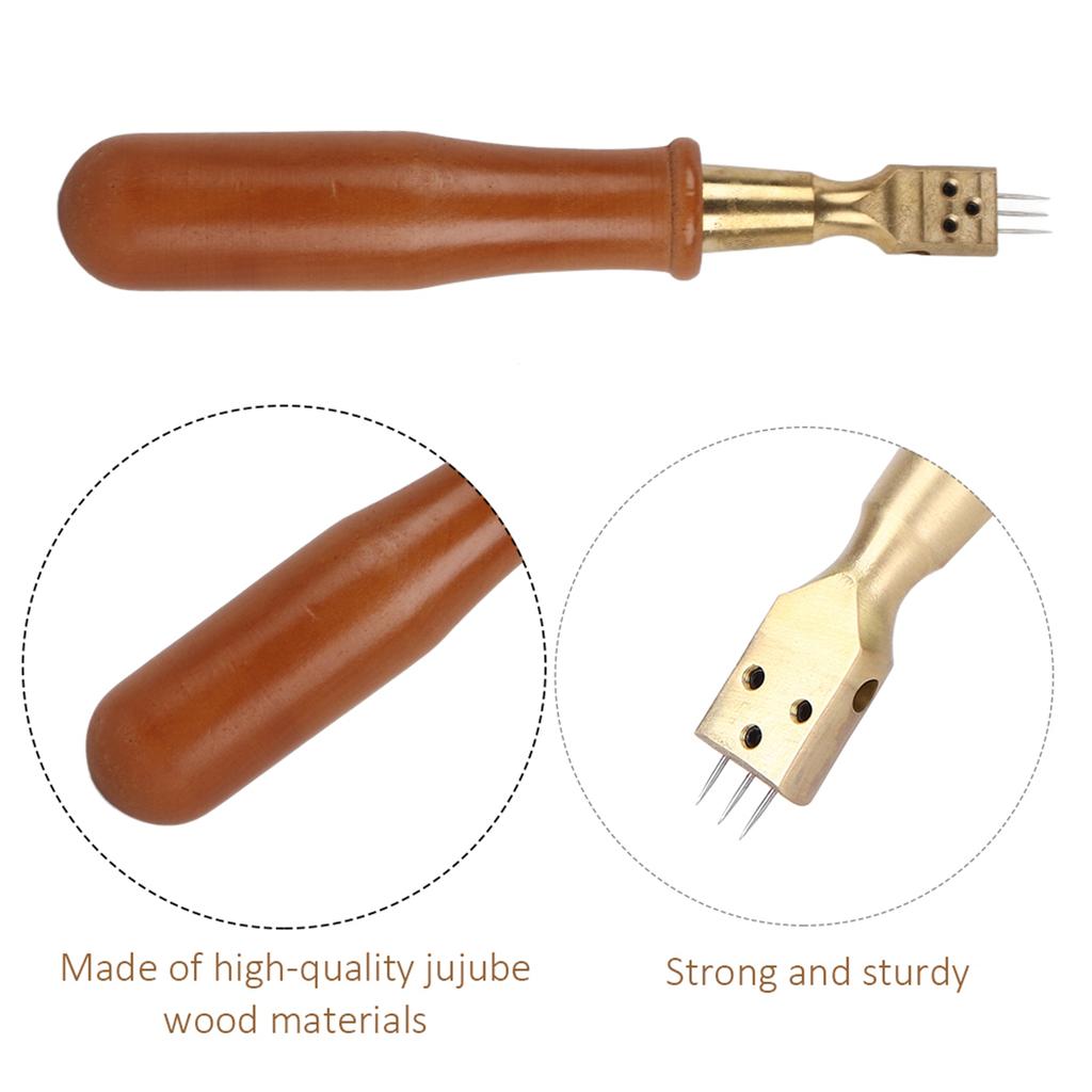 Tuning Kit Piano Tool Musical Instrument Supplies Jujube Wood + Metal Elbow for Pin Fixing