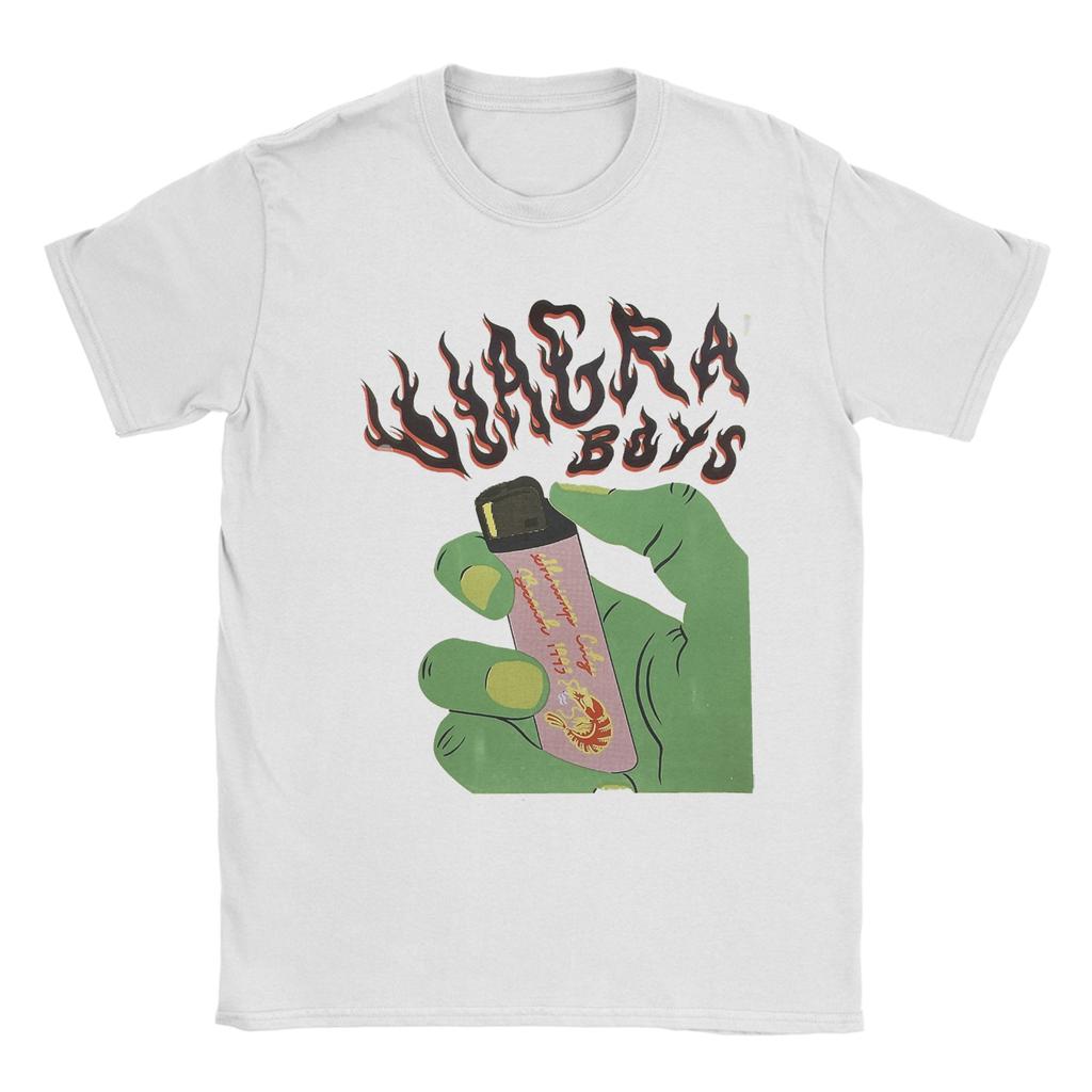 Viagra Boys TShirt Men Humor Pure Cotton Tee Shirt Crew Neck Short Sleeve T Shirt Summer Clothes