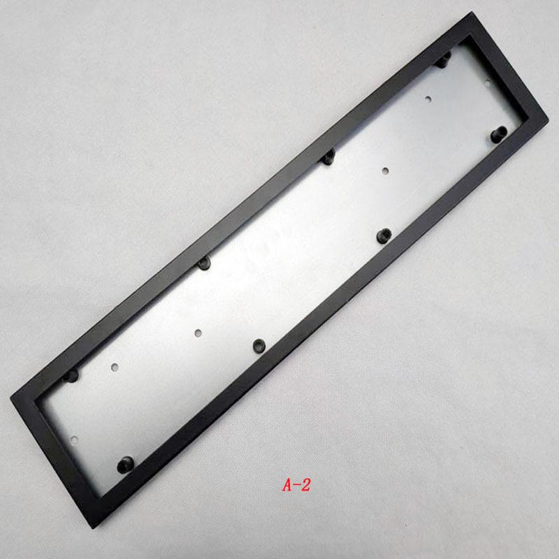 1 Pcs Car License Plate Frame Metal Frame License Plate Holder Number Plate Holder Fit EU Vehicles Standard Car Styling