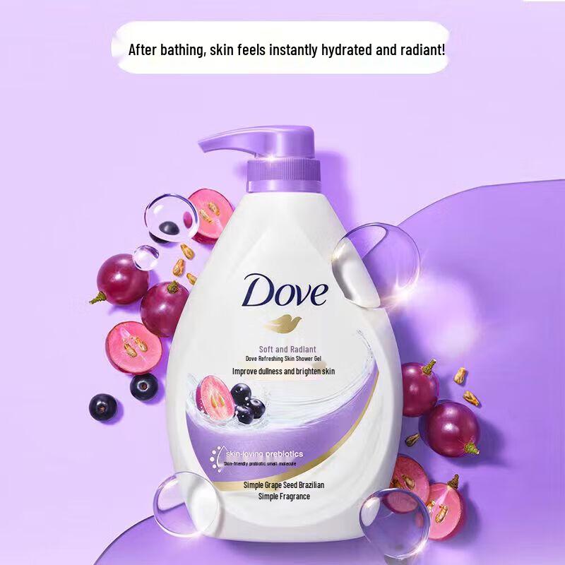 Dove Moisturizing & Refreshing Body Wash Set