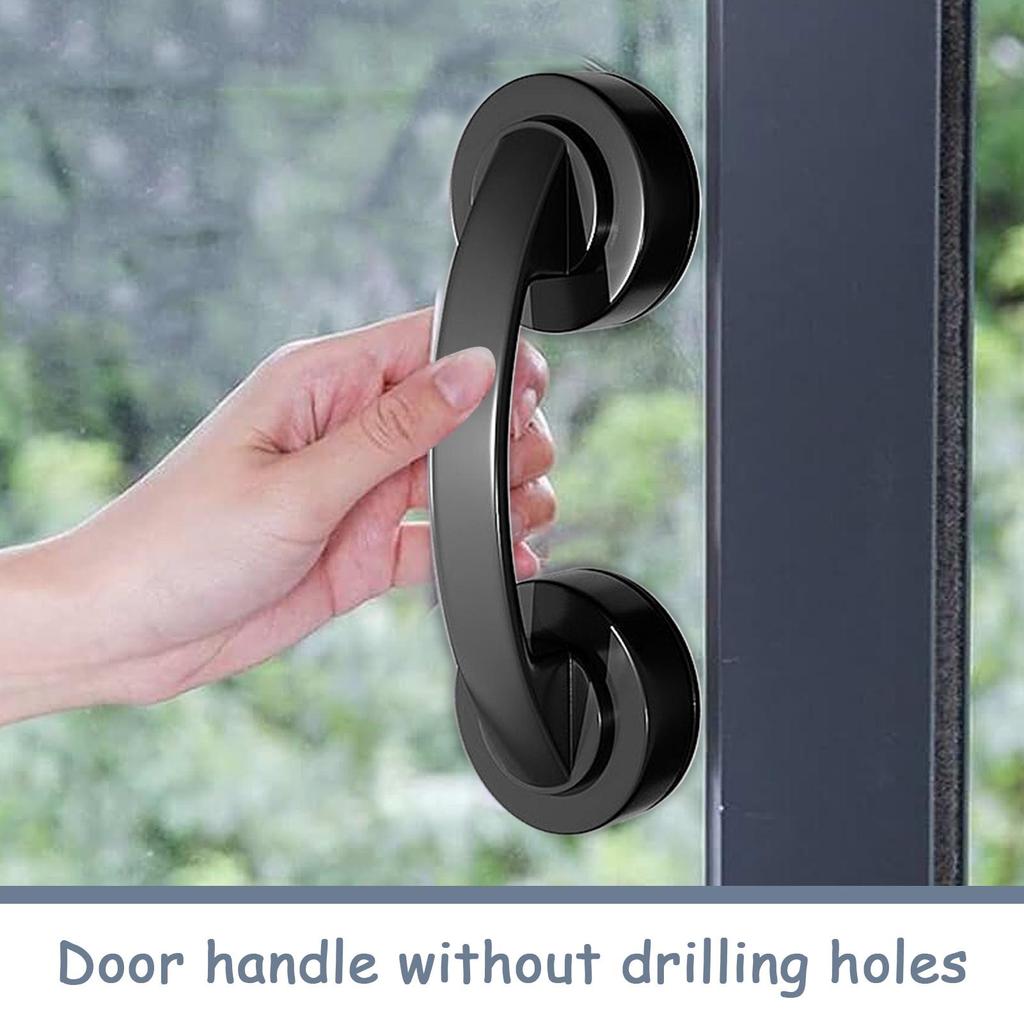 Suction Cup Handle Glass Door And Window Handles Removable Wall Handrail No Drilling Push Pull Helper Strong Vacuum Grab Puller