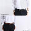 [Dress Code 101] Reversible Belt (Effortless Switching) Rotating Double-Sided Genuine Leather Men's Belt, Adjustable Length, Black & Brown, 2 Colors,