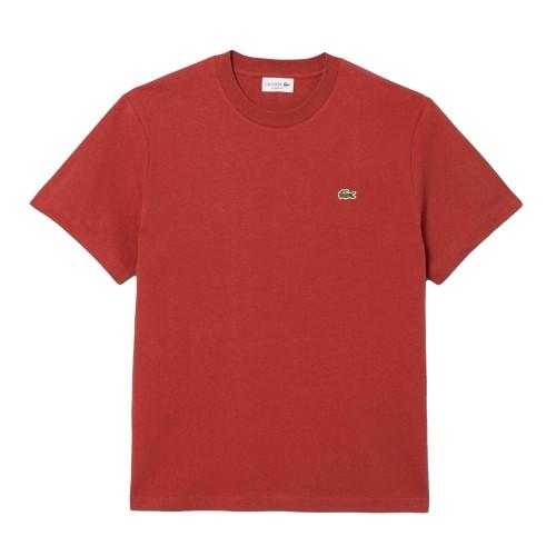 Lacoste Herren T-Shirt aus Baumwolle mit gesticktem Logo