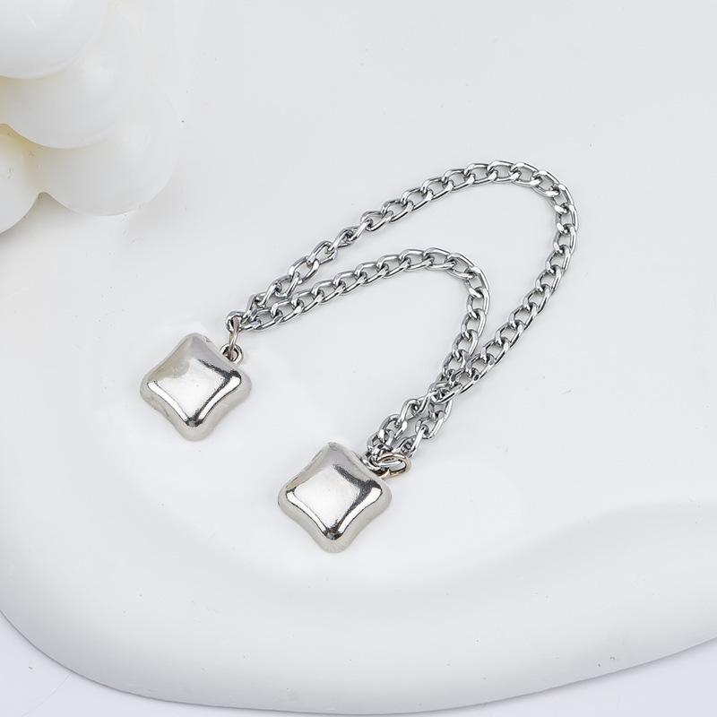 

Аксессуары для одежды Брюки Фиксатор для ног Пряжка для талии Пряжка для футболки Фиксированная магнитная пряжка B серебряный