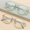 Metal Round Anti Blue Light Glasses Women Men Classic Square Eyeglasses Frames Transparent Computer Glasses  Feminino