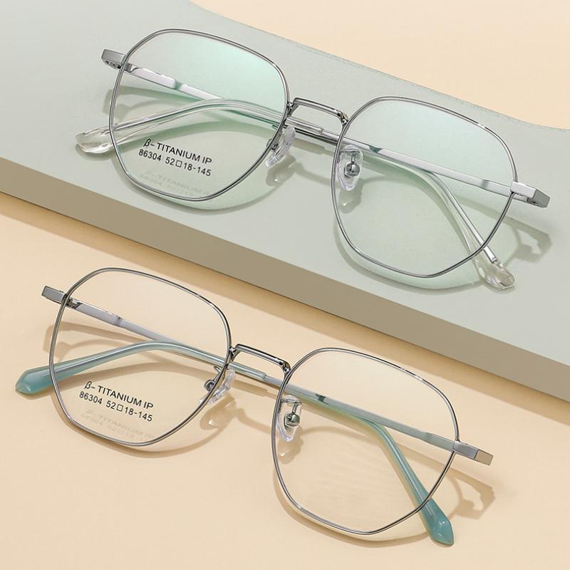 Metal Round Anti Blue Light Glasses Women Men Classic Square Eyeglasses Frames Transparent Computer Glasses  Feminino