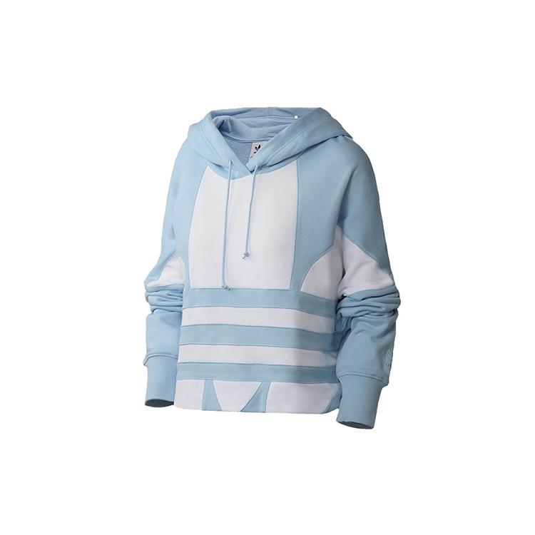 Свитшоты Adidas Originals Женские Розовый Синий/Белый С капюшоном Средняя Посадка Обычная FS1312 38