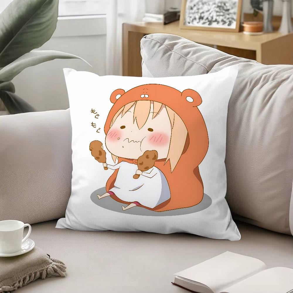 

Cute Umaruchan Pillow Case Sofa And Living Room Decorative Cushion Covers Dustproof And Miteproof Invisible Zipper 40x40 cm
