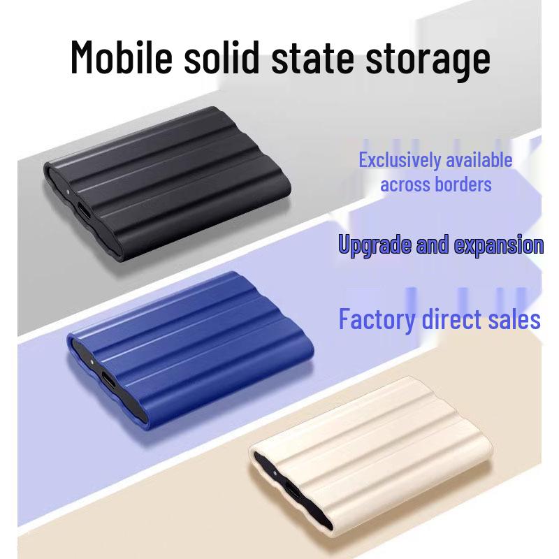 

Ультратонкий портативный SSD 1 ТБ - Высокоскоростной, многоцветный мобильный твердотельный накопитель 1TB (+64GB)