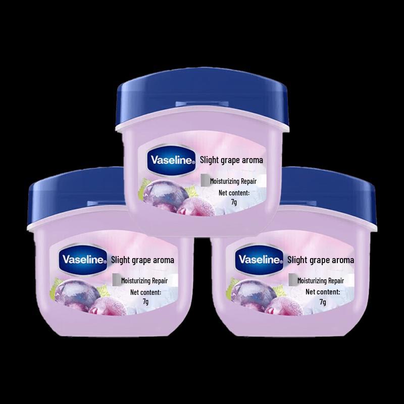 Vaseline Classic Intensive Care Moisturizing Lip Balm, Grape Scent, 3-Pack