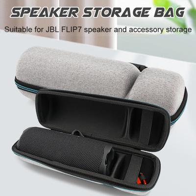 Portable Speaker Storage Bag Zipper Closure Shockproof Impact Resistant Speaker Carrying Case