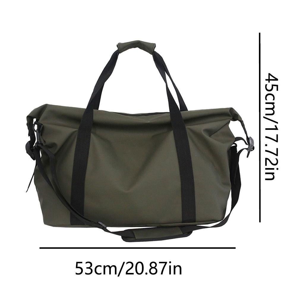 Waterproof Oxford Gym Handbags Zipper Women's Clothing Tote Casual Travel Duffel Bag  Weekend