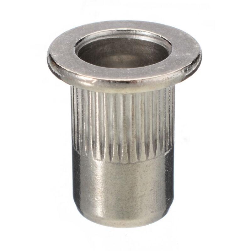 Rivet Nut Insert Stainless Steel Thread 50Pcs Flat Head Insert M6-M10 Nut
