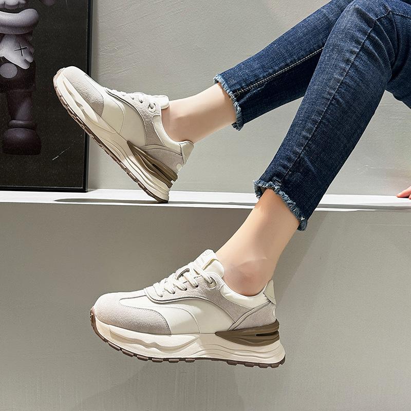 New Thick-soled, Height-increasing, Versatile, Retro Dad Shoes, Casual Sports Women's Shoes