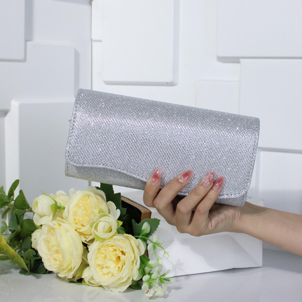 

Стильна вечірня сумка-клатч з блискітками: Універсальна сумка кросбоді для вечірки та сукні