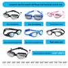 High-Definition Waterproof Anti-Fog Prescription Swimming Goggles for Adults