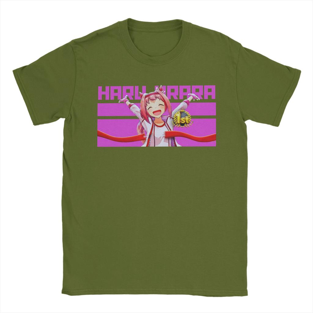 Casual T Shirt Summer Haru Urara Anime Hip Hop T Shirts Cotton Tee Shirt for Unisex Aesthetic Design Short Sleeve Clothes