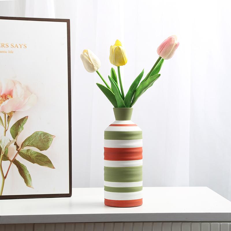 BEPAN European-style ins porcelain vase decoration TV cabinet Study home decoration flowers tabletop crafts