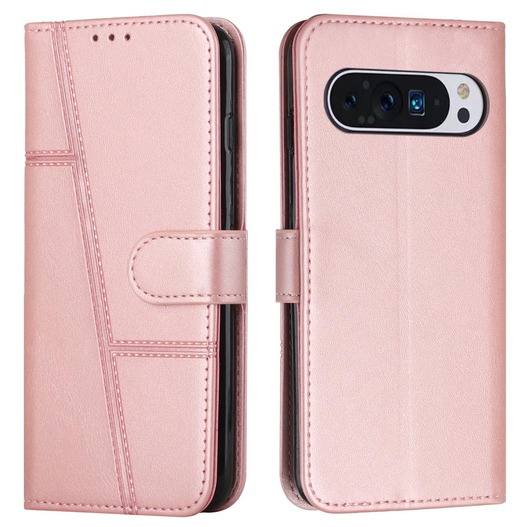 For Google Pixel 10 Pro XL/9 Pro XL Case Full Protection Card Slots Stand Leather Phone Cover