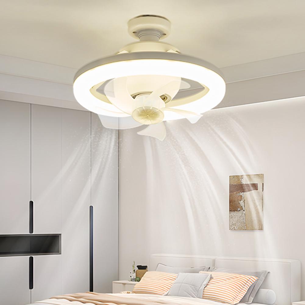 Rotatable 2 In1 Ceiling Fan Lighting Lamp E27 Converter Base LED Fan Light Lighting Base Bedroom Living Room with Remote Control
