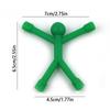 Colorful Fridge Magnet Man Fridge Magnets Man Humanoid Magnetic Toys DIY Fridge Office Whiteboard Lockers Magnet Decoration