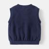 Children's Clothing Spring and Autumn Bear Vest for Boys Cartoon Knitted Vest Thin Style Boys' Outerwear Sleeveless Jacket