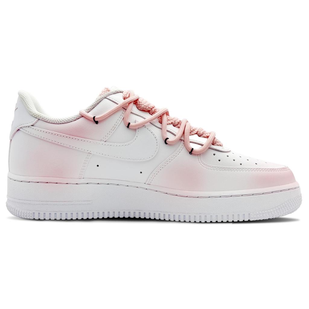 Nike Air Force 1 Kitten Meowth Waterproof Low top Skateboard Shoes Unisex Pink White CW2288-111(Team625-)