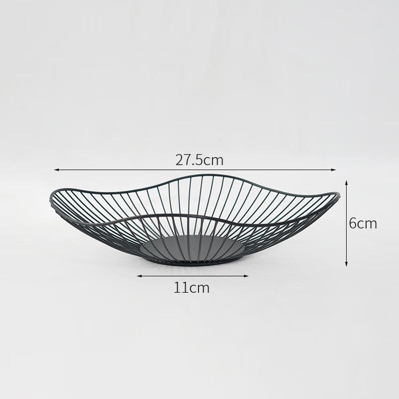 Modern Metal Petal Fruit Plate