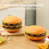 Stackable Hamburger Plate Set Burger 6 Layers Mini Dinner Plate High Value Bone Spit Plate Funny Sauce Container Tableware