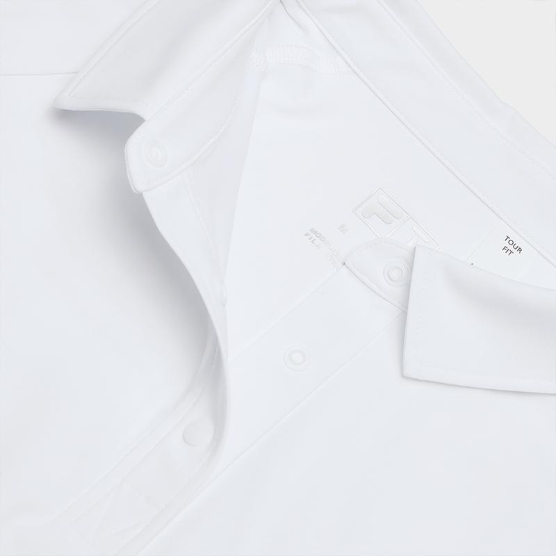 Fila Casual Versatile Knitted Long Sleeve Polo Shirt Women Tops Jade-White A11W515209FWT