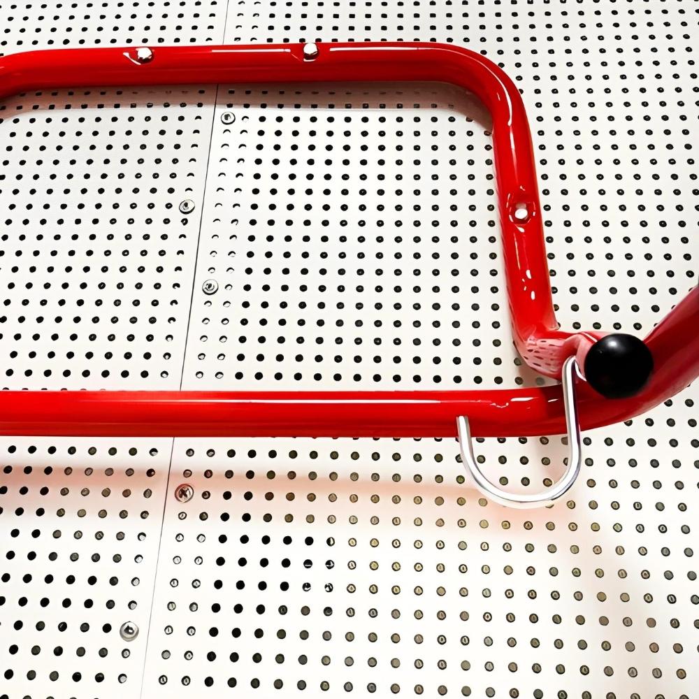 Bike hook hanger, wall mount, foldable, solid steel, 40kg