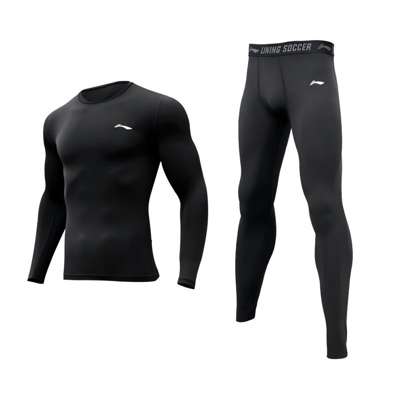 Li Ning Fitness Set Men s Black YUDU046-1 130