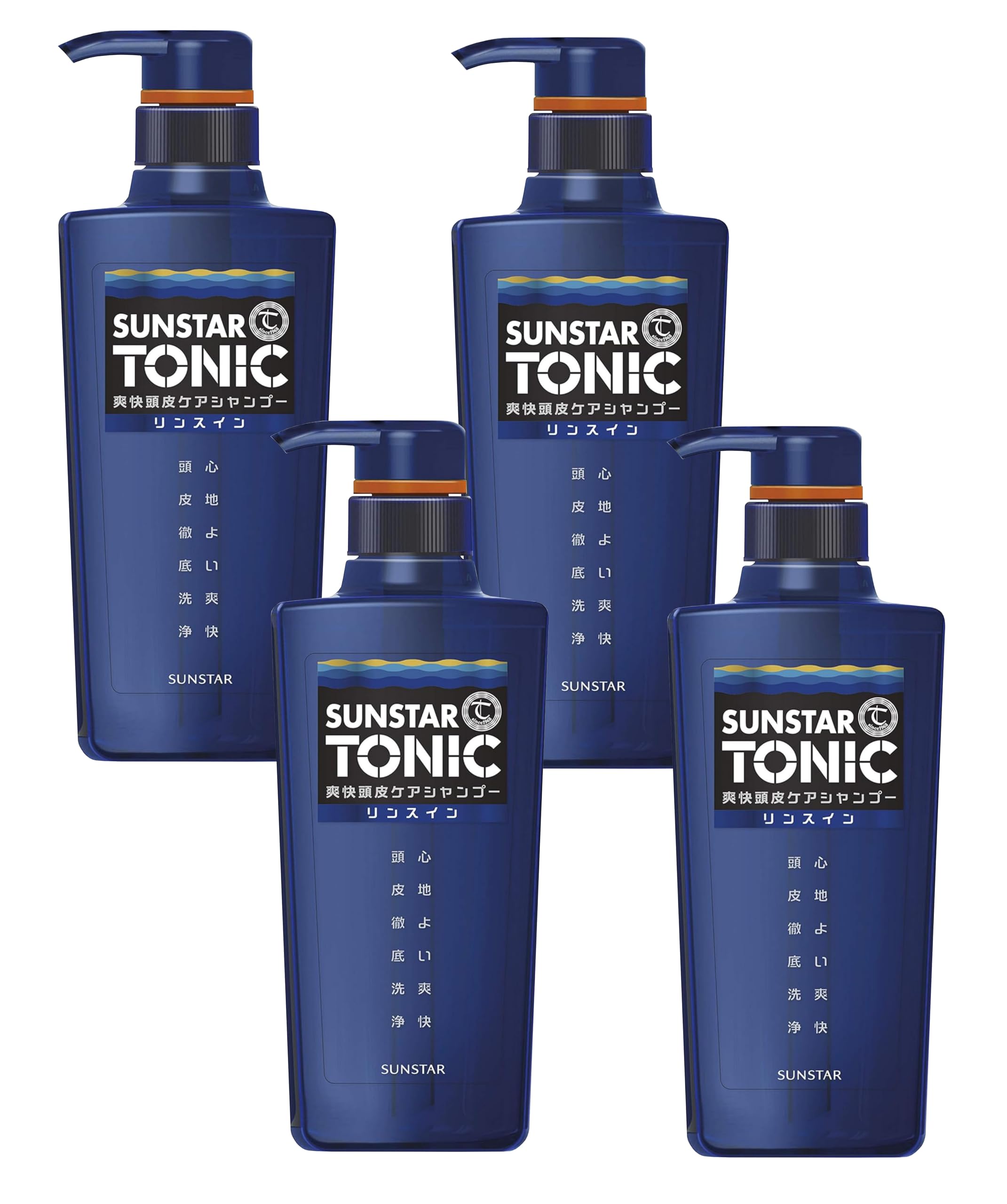

Sun Tonic Refreshing Scalp Care Shampoo Rinse-in Pump x 4