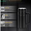 Insulated Stainless Steel Travel Mug with Handle | Double-Wall Thermal Cup for Office & Home