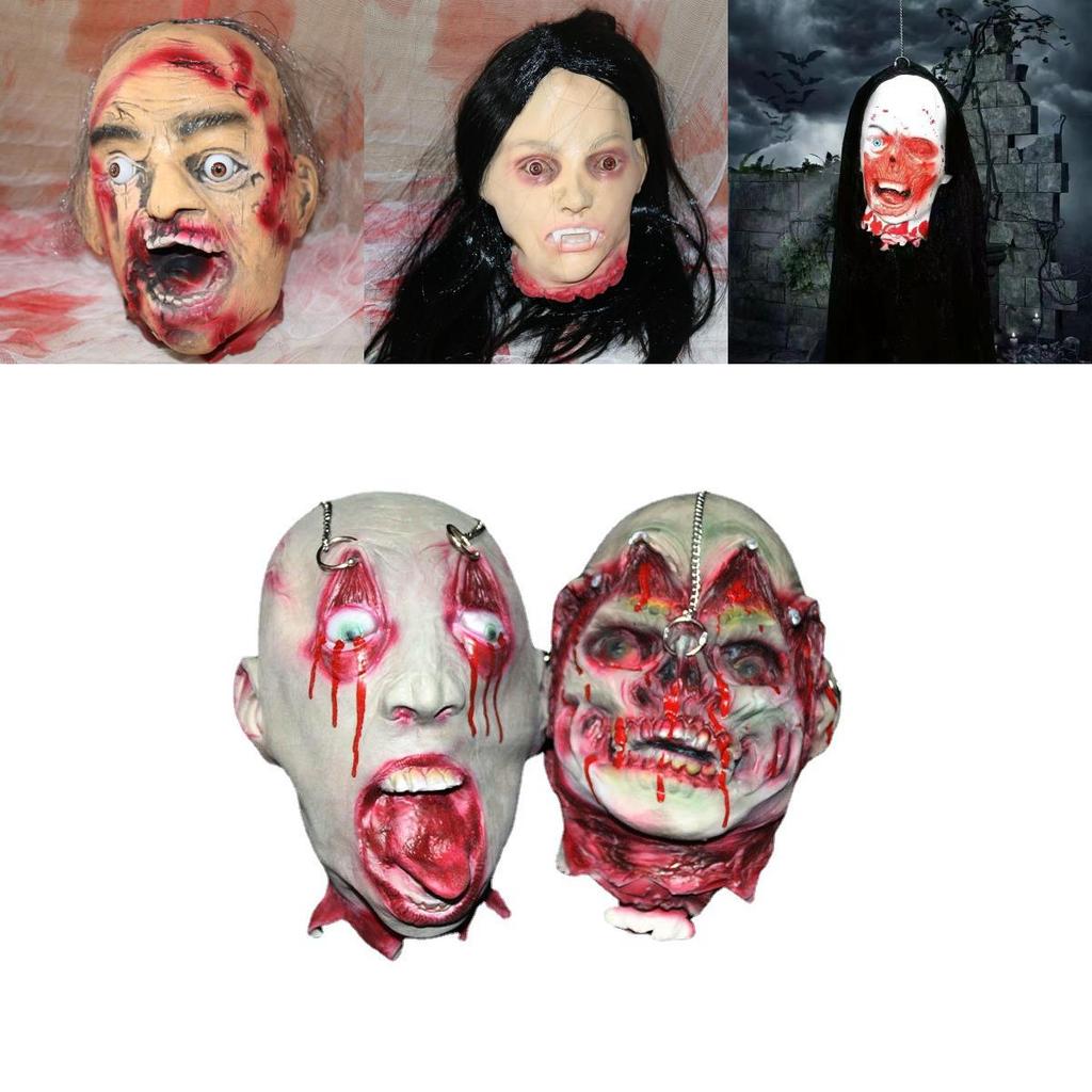 Halloween Simulation Horror Zombie Schädelkopf Requisiten Für Gruselige Szenendekoration