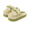 Cotton Slippers for Women, Thick-soled, Warm, Fleece Comfortable and Lightweight Shoes
