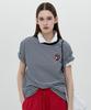 Clove [25Ss Clove] Wappen Stripe T-Shirt (Navy)