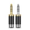 For NW-WM1ZA4.4 Carbon Fiber Audio Jack Balanced Adapter 4.4mm 5 Pole Male 5 Poles Stereo Jack