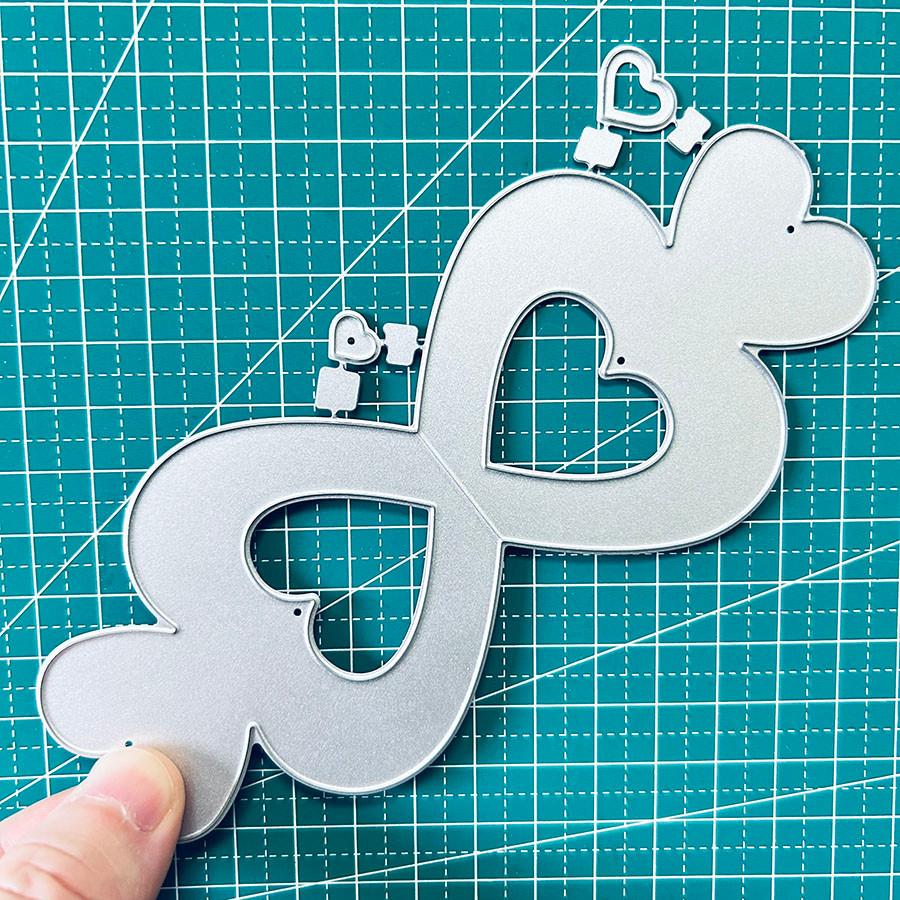 Love Sweet Candy Box Metal Die Cut, DIY Scrapbooking Embossing Stencil, Handmade Greeting Card Making Metal Cutting Dies, Gift Card Making Tools
