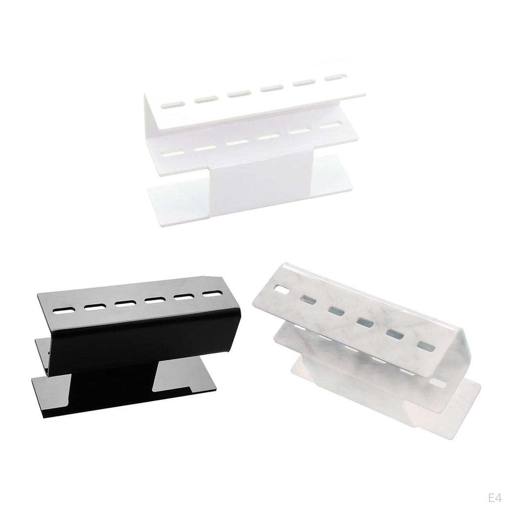 Stojak ekspozycyjny Trwały Akrylowy Uchwyty do przechowywania narzędzi do przedłużania Wieszak organizacyjny - 6 otworów