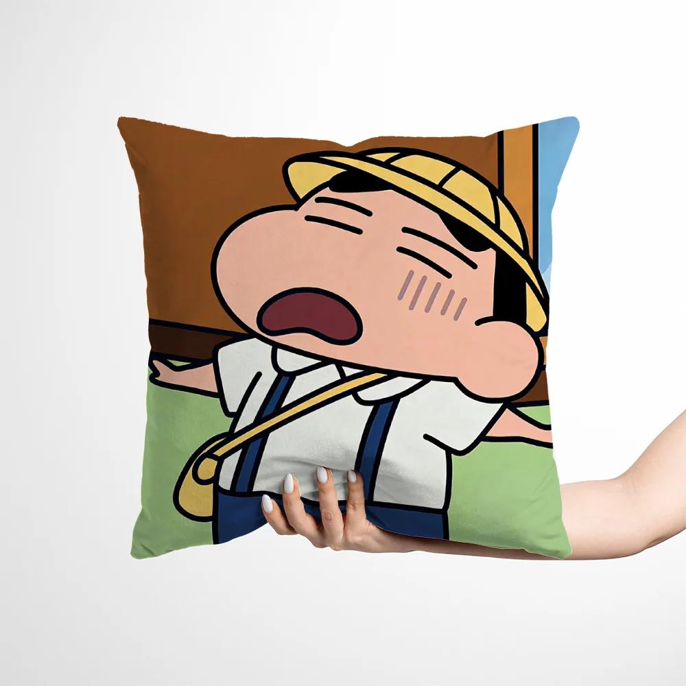 Cartoon Throw Pillow Covers Living Room Decoration Printed Sofa Cushion Cover Polyester Soft Pillowcase