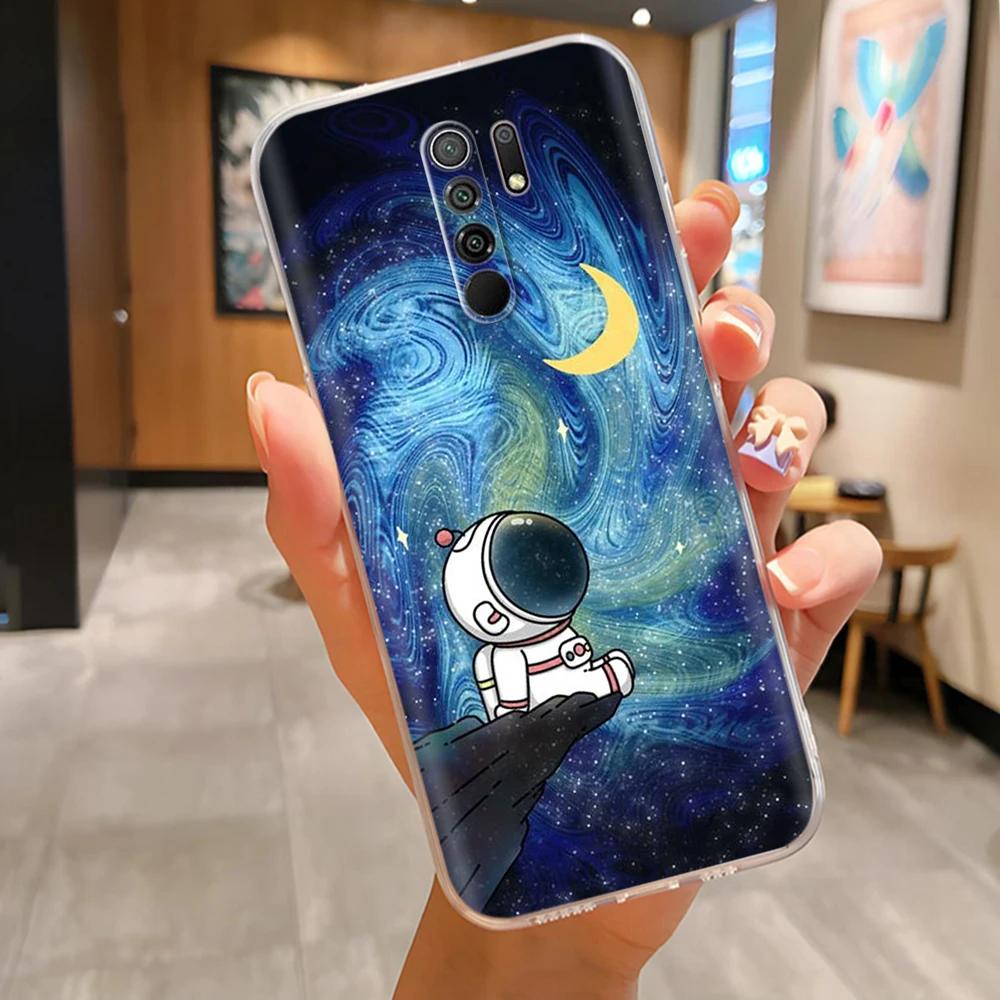 Phone Case For Xiaomi Redmi 9 Cute Panda Phone Cover For Redmi 9 Prime Redmi9 Cases Funda Soft Silicone Protective Back Cover