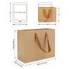 5/10Pcs Kraft Paper Gift Bags with Handles Shopping Bags for Wedding Birthday Christmas Party Favor Gift Packaging