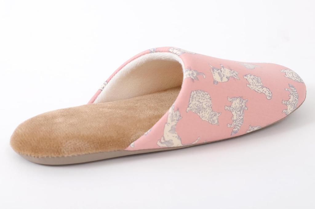DDintex FLORET LONDON Slippers Miao Approximately 03, Pink, 23-25cm [Liberty Print]