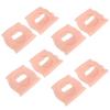 4 Pairs SEBS Arch Support Orthopedic Pads for Women Men Foot Varus Vaus O-Type Leg Correction(White )
