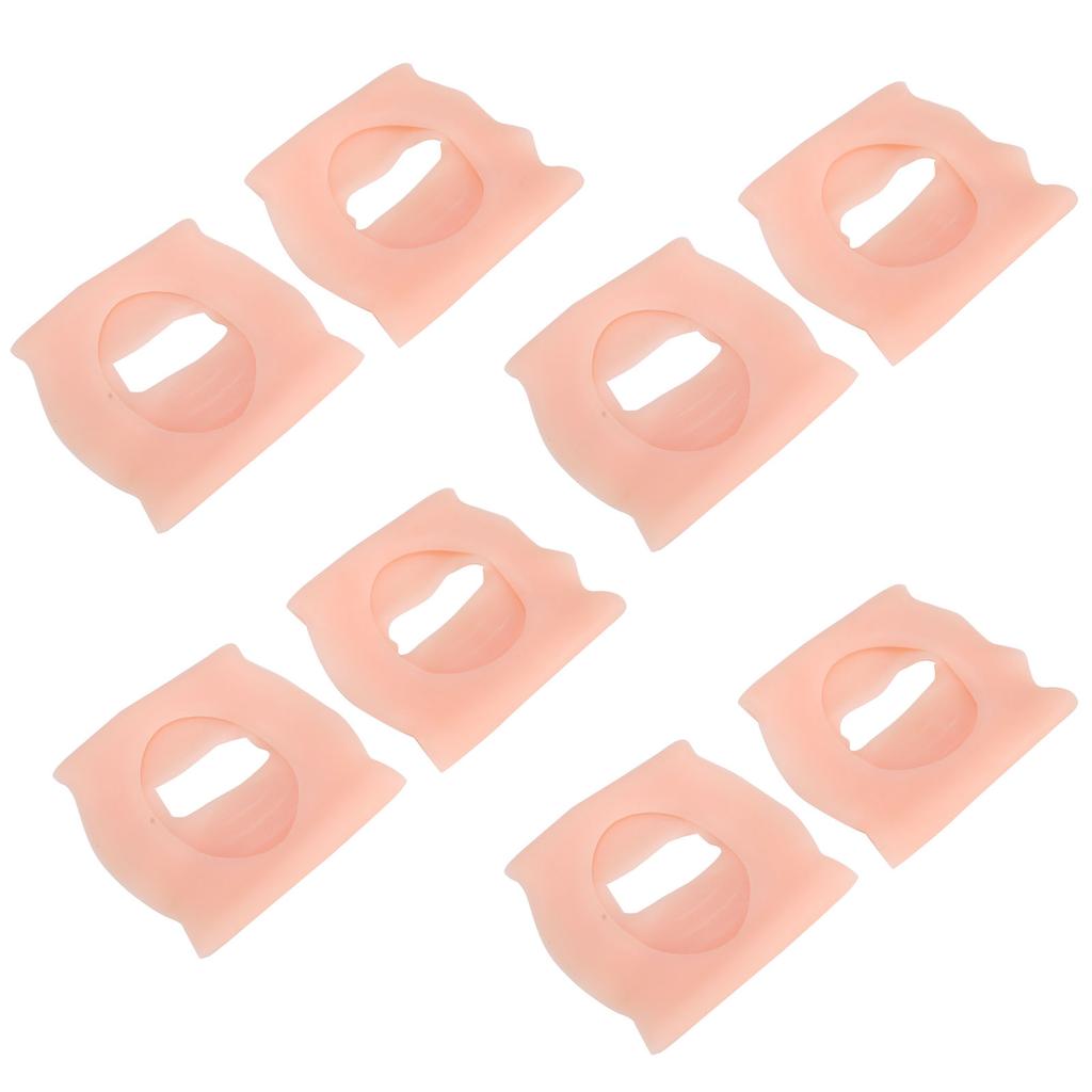 4 Pairs SEBS Arch Support Orthopedic Pads for Women Men Foot Varus Vaus O-Type Leg Correction(White )