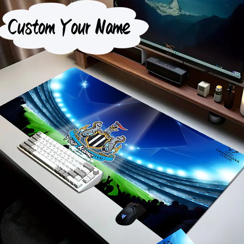 Custom Name Mouse Pad Dynamic Newcastle Football  Mouse Pad, Gaming Mouse Pad, Keyboard Pad, Desk Decor for Computer Notebook Fan Birthday Gift